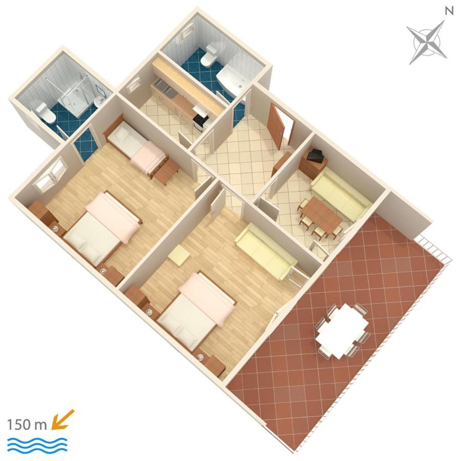 Apartments By The Sea Podaca, Makarska - 2576 エクステリア 写真